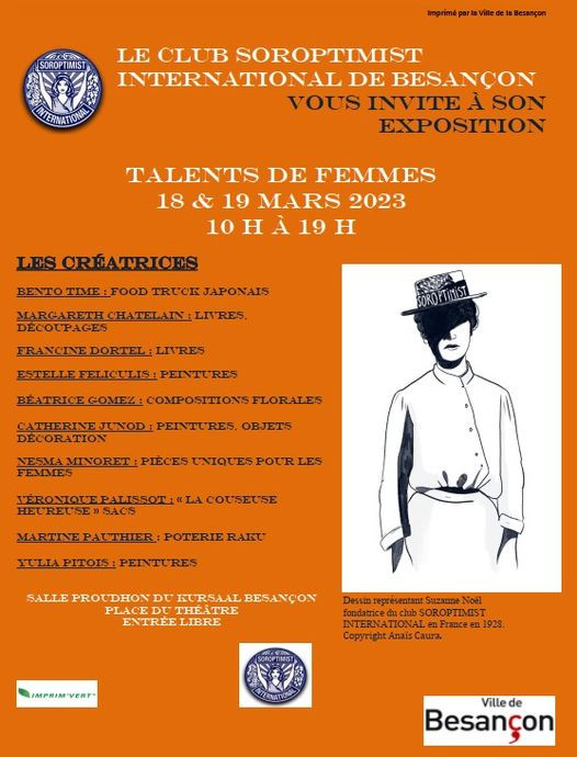 "TALENTS DE FEMMES" au KURSAAL le 18 et 19 mars 2023